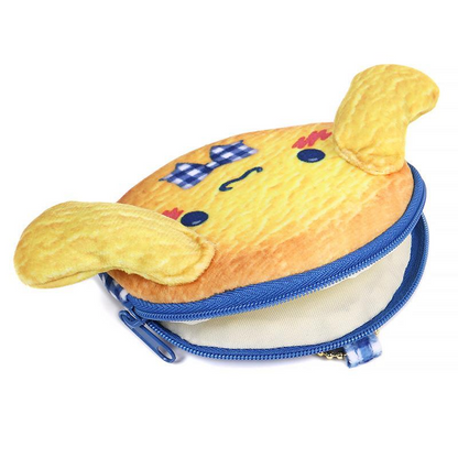 Sanrio三丽鸥｜Morinaga × Sanrio Collaboration Biscuit &amp; Pouch森永联名饼干+饼干造型零钱包挂件/正反面都可爱｜约幅11×奥行4×高さ11cm【25.07】