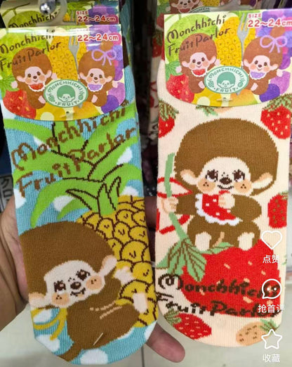 Monchhichi｜fruit Socks｜22-24cm approx.