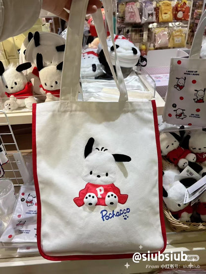 Sanrio｜Pochacco Outfit Change Tote Bag｜31×10×38cm approx.