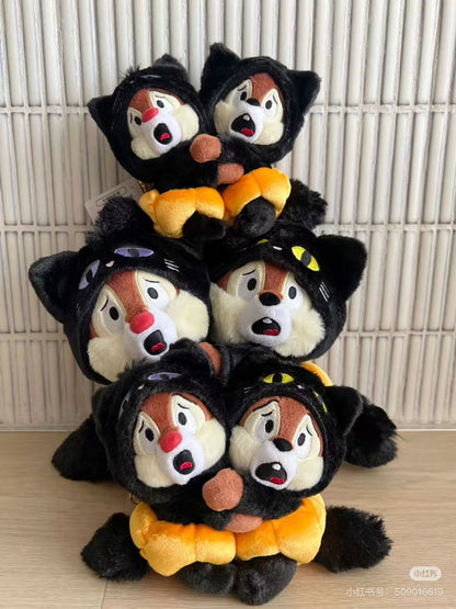 Disney｜Halloween Costume Black Cat Pumpkin Chip &amp; DalePlush Dolls/Plush Toy｜23×27.5×12.5cm approx.