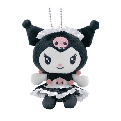 Sanrio｜Kuromi 20th Anniversary Nurse  Mascot Holder /Plush Keychain｜H11 x W10 x D5.5cm approx.