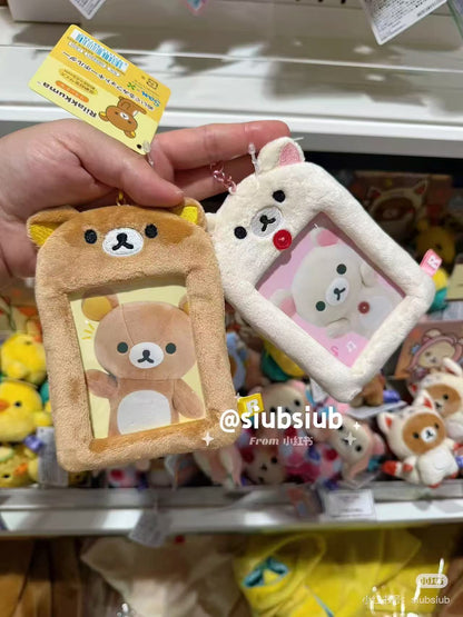 Rilakkuma｜Fluffy Photo Keychain｜125×80×15mm approx.
