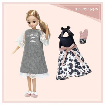 Licca｜Takara Tomy Licca Doll Francfranc loves｜26.5 x 12.5 x 4.0cm approx.
