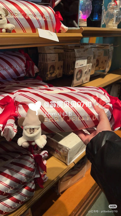 Disney迪士尼 ｜Merry Lil RingRing Mickey 东迪2024圣诞精灵妖精米奇系列糖果造型毛绒玩偶装饰玩偶纸巾盒/抽纸盒