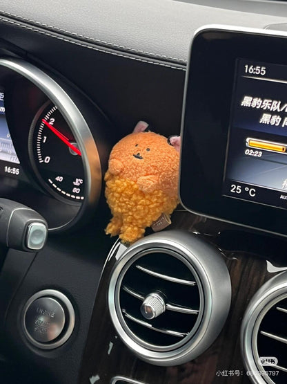 Nagano嘲讽熊｜Characters Mini Mascot (Black Cat Mole Croquette)万圣节黑猫虾尾薯饼可乐饼｜约 H100 x W70 x D65m