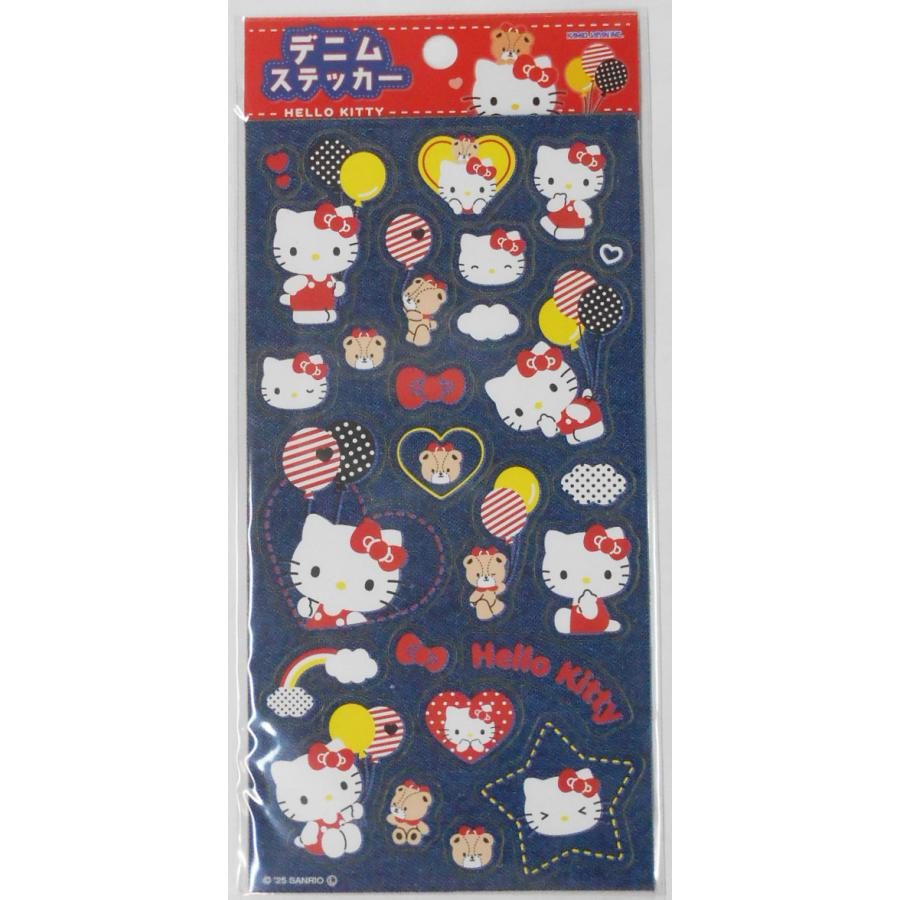 Sanrio｜Denim Sticker｜205 x 95 mm approx.