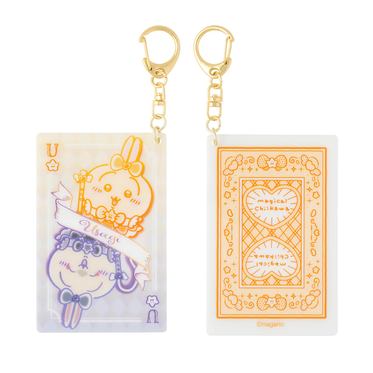 chiikawa｜Magical Chiikawa Playing Card Style Acrylic Keychain｜90×58mm approx.