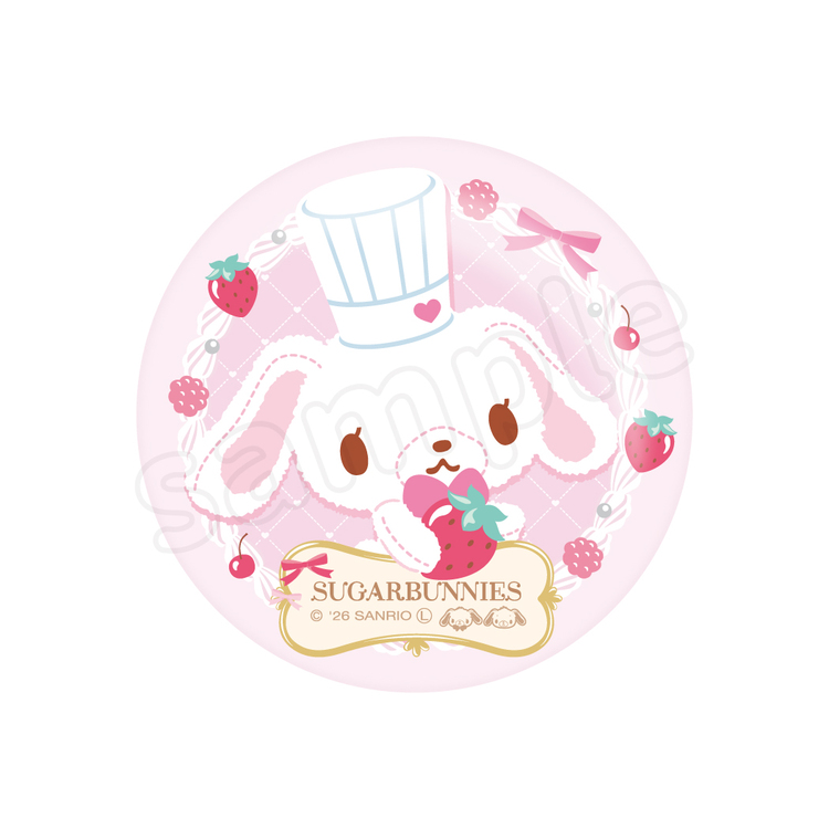 Sanrio｜Sugarbunnies Love Sweets Can Badge｜57mm approx.