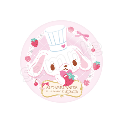 Sanrio｜Sugarbunnies Love Sweets Can Badge｜57mm approx.