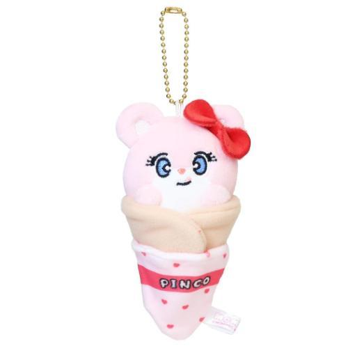MOMOREI｜ice cream Mascot Holder /Plush Keychain｜70x140x50mm approx.