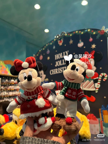 Disney迪士尼｜东迪2024圣诞限定米奇米妮毛绒挂件/包挂
