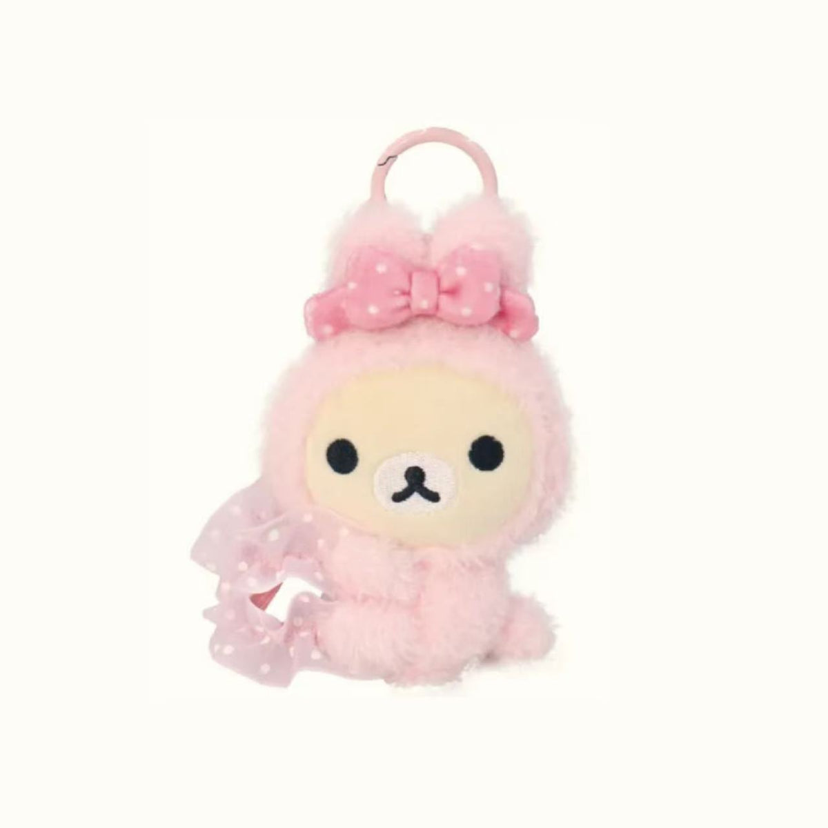 【limit 1】Rilakkuma｜Korilakkuma Rabbit POP-UP SHOP Attachable Mascot Holder /Plush Keychain｜100×145mm approx.