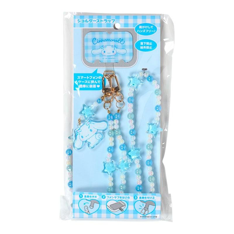 Sanrio｜Bead Ribbon Charm Phone Shoulder Strap｜5.5×3.5cm approx.