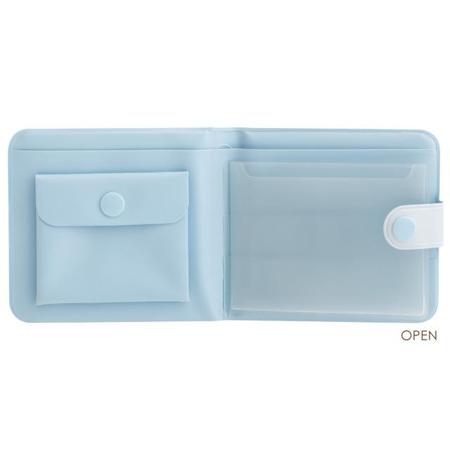 SANX｜Small Vinyl Wallet｜90×95×10mm approx.