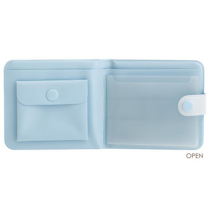 SANX｜Small Vinyl Wallet｜90×95×10mm approx.