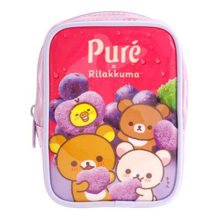 Rilakkuma｜Pure Gummy Windowed pouch｜11 x 4.5 x 15cm approx.
