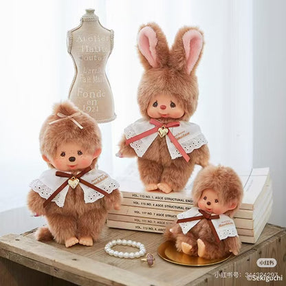 Monchhichi｜Sekiguchi Sweet Brown Series Plush Dolls/Plush Toy｜S/21.5cm x 13cm x 7.5cm approx.