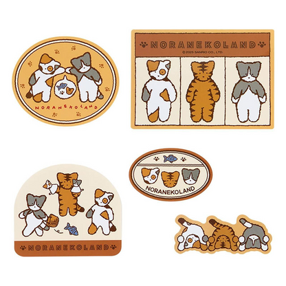 Sanrio｜Cat Club Sticker &amp; Case Set｜10.9 x 8.2 x 1cm approx.