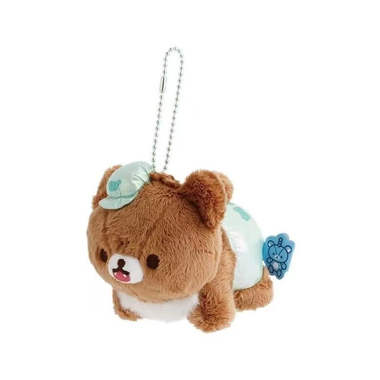 Rilakkuma｜Lab Theme Mascot Holder /Plush Keychain｜ 95×80×110mm approx.