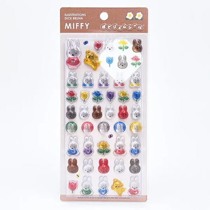 Miffy｜Plump Gem Sticker｜91×201mm approx.