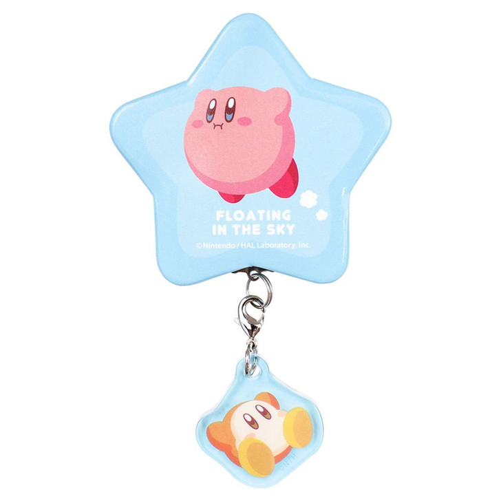 Kirby星之卡比｜ Can Badge - Kirby &amp; Waddle Dee 可爱角色吊饰星星徽章｜约60×110×5mm