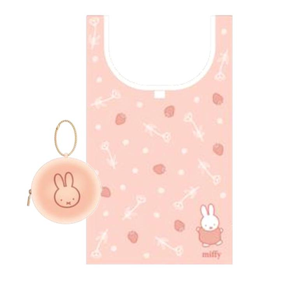 Miffy｜Eco Bag with Pouc｜H500 x W300 x D190mm approx.