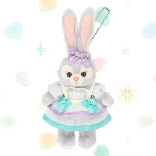 Disney｜Tokyo DisneySea 25th Anniversary Duffy and Friends "Find Your Beautiful Blues" Collection Mascot Holder /Plush Keychain