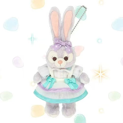 Disney｜Tokyo DisneySea 25th Anniversary Duffy and Friends "Find Your Beautiful Blues" Collection Mascot Holder /Plush Keychain