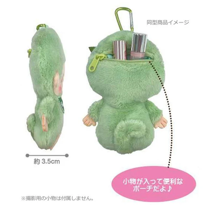 Monchhichi｜Sakura Matcha Mascot Holder Mini Plush Pouch｜10×15×3.5cm approx.