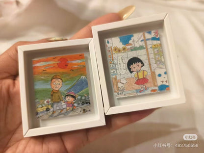 Chibi Maruko｜Frame Magnet Vol. 1 mystery bag/blind box/All 6 types｜1pcs