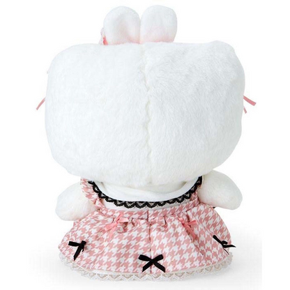 Sanrio三丽鸥｜ Dream Ribbon Plush Toy梦幻蕾丝蝴蝶结千鸟格女仆地雷系毛绒玩偶/公仔｜约 W17.5×D14×H24cm
