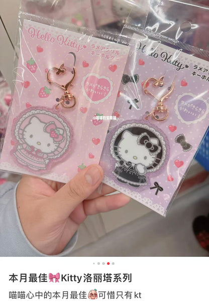 Hello kitty｜Lolita Fashion Acrylic Keychain/Keyring｜61×49×5mm approx.