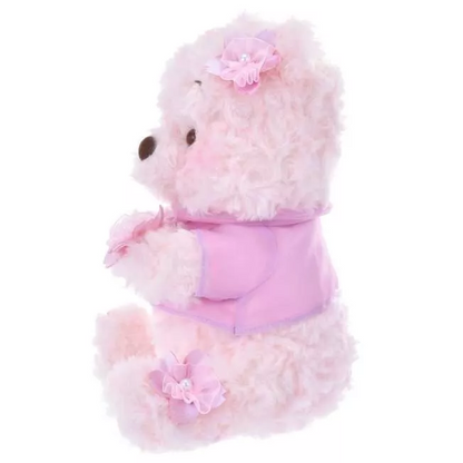 Disney迪士尼｜ Cherry Blossom Sakura 2025Collection  PlushToy 东迪2025年限定樱花粉坐姿可爱角色毛绒玩偶/公仔/超好摸玫瑰卷毛｜ 约25.5×23×20cm