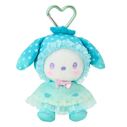 Sanrio｜Sweet Rain Collection Raincoat Mascot Holder /Plush Keychain｜9×7.5×13cm approx.