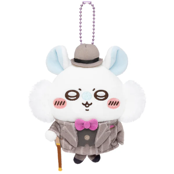 chiikawa｜Otaru Limited Edition Retro Mascot Holder /Plush Keychain｜H140 x W90 x D50 mm approx.