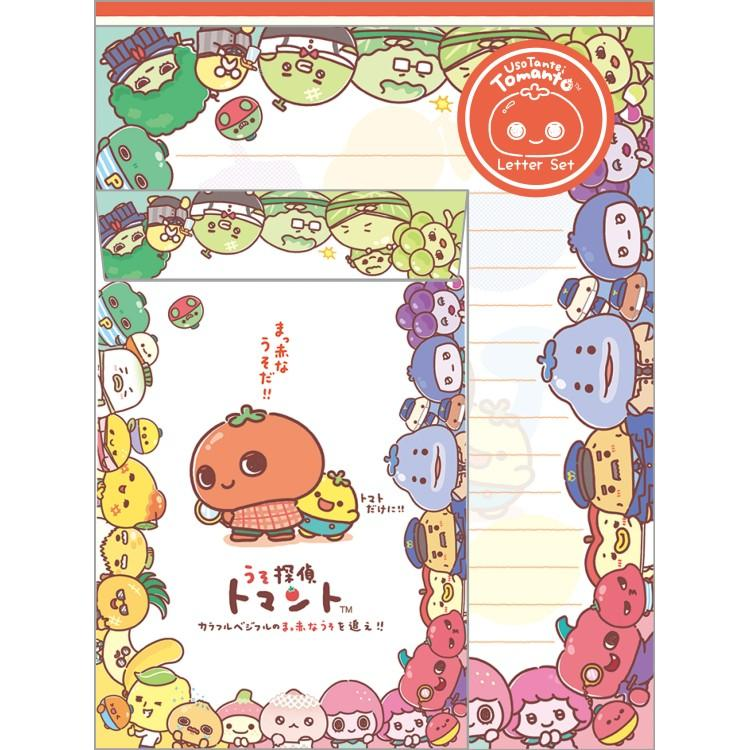 SANX｜Uso Tantei Tomanto Debut Characters Letter Envelope Set ｜190×142mm approx.
