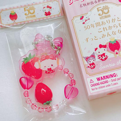 Sanrio｜Ichigo Shimbun 50th Anniversary Characters Secret Strap mystery bag/blind box/All 8 types｜1pcs