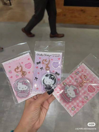 Hello kitty｜Lolita Fashion Acrylic Keychain/Keyring｜61×49×5mm approx.