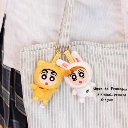 Crayon Shin-Chan Animal Plush Keychain Blind Box