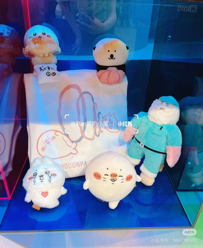 Nagano｜Characters Grandpa Mascot Holder /Plush Keychain｜H200×W125×D70mm approx.