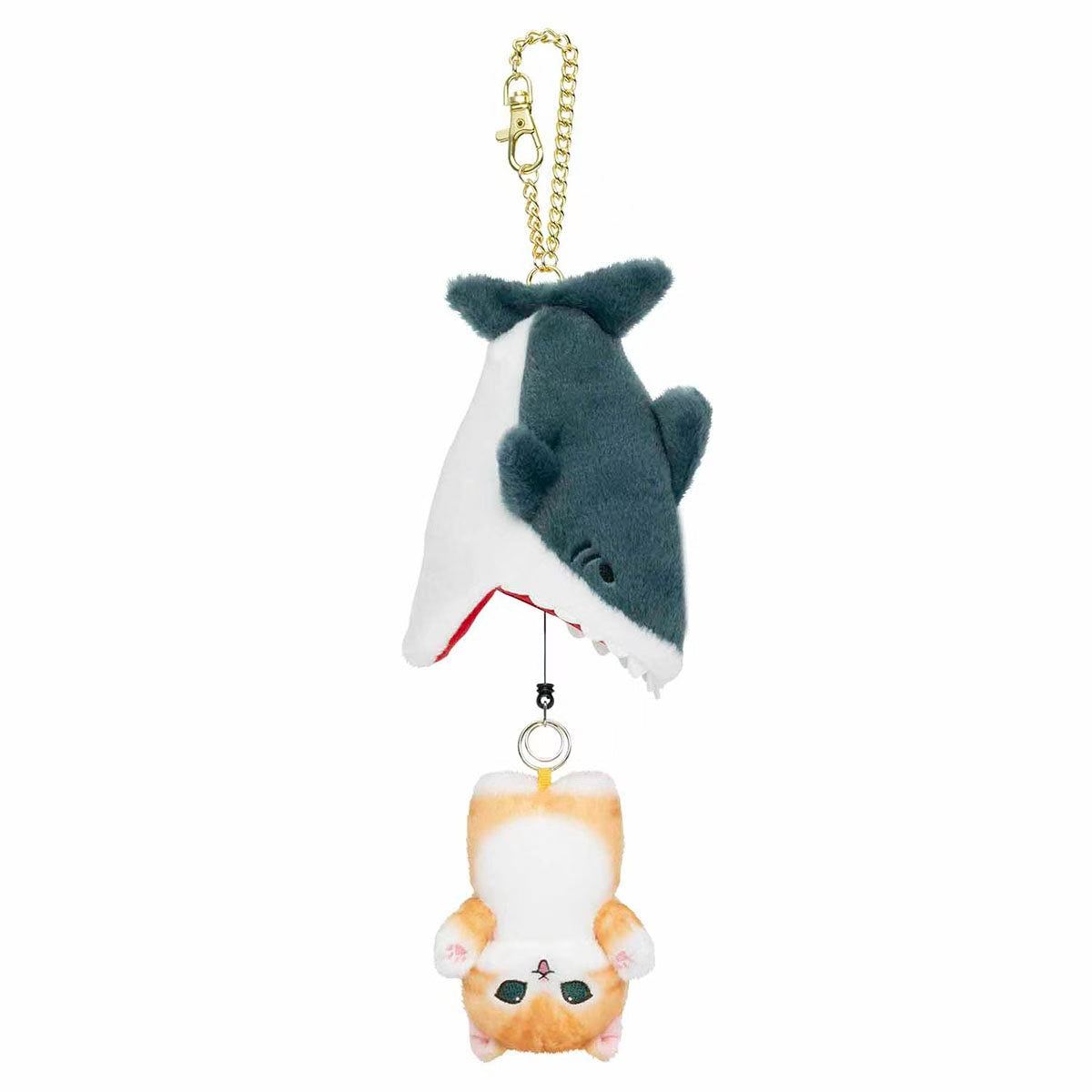 Mofusand｜Retractable Mascot Holder /Plush Keychain｜200×100×100mm approx.