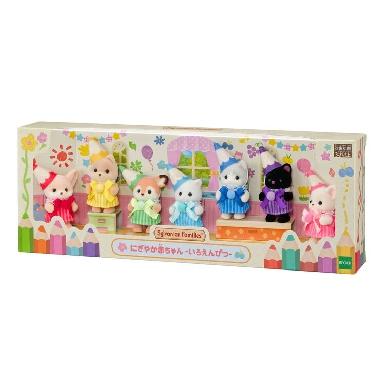 【Carlton available】SylvanianFamilies｜Lively Baby Colored Pencils Calico Critters Colorful