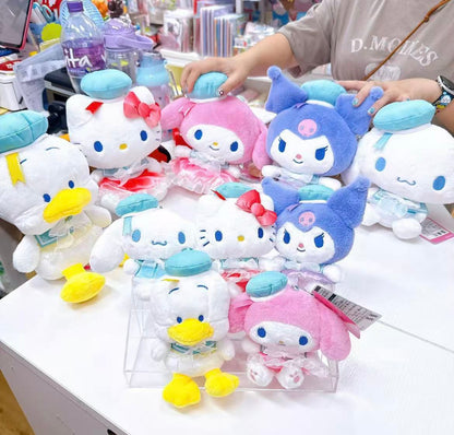 Sanrio｜Sherbet Marine Mascot Holder /Plush Keychain｜12.5×17×8cm approx.