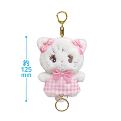 mikko illustrations｜Mascot Holder /Plush Keychain｜ H155xW130xD65mm approx.