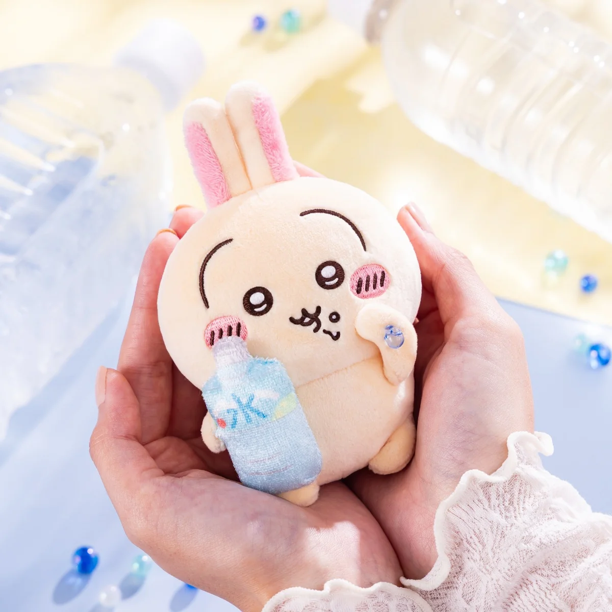 chiikawa｜"Too Delicious! Water..."Mascot Holder /Plush Keychain｜H110×W80×D60mm approx.
