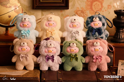 TOYZERO LuLu Vintage Teddy Shop Vinyl Face Keychain blind box