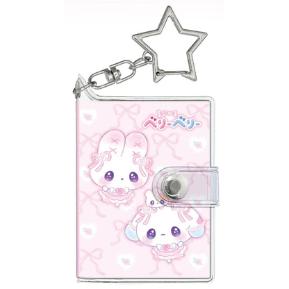 Q-LiA｜Heisei Retro Magical Berry Berry Kamio Mini Sticker Book Keychain｜80×60×8mm approx.