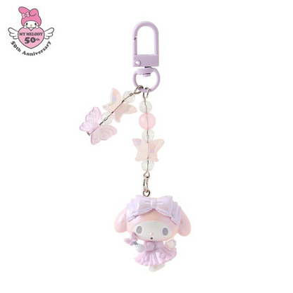 【limit 1/ entire series】Sanrio｜My Melody 50th Anniversary keychain/ Phone Charm｜W3.5 x D2 x H11 cm approx.