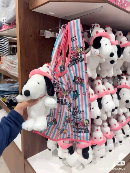 Snoopy｜Peanuts 75th Anniversary Plush Eco Bag Cake Hat｜ 27 x 13 x 12mm approx.