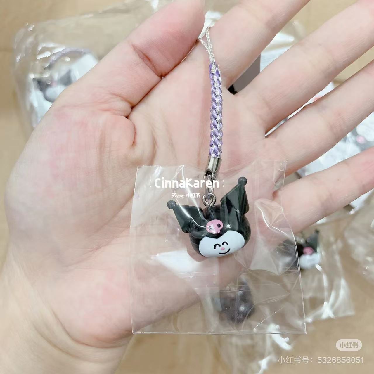 Sanrio｜Oekakisan x Sanrio Netsuke Keychain/Keyring｜H120 x W25 x D25mm approx.
